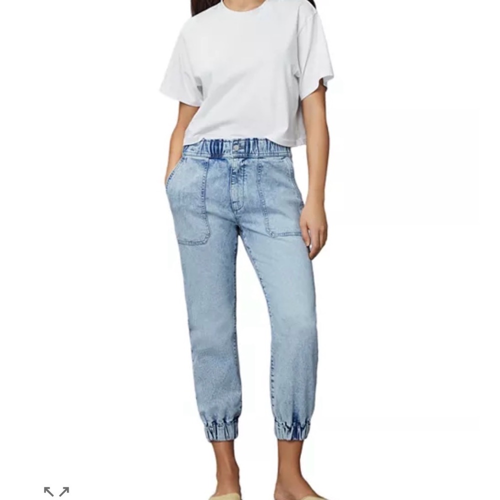 DL1961
Laura High Rise Jogger Jeans in Super Light